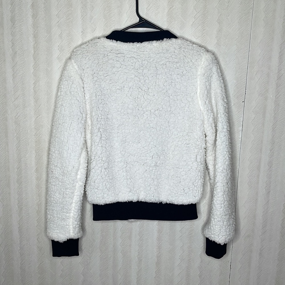 🆕 TILLYS WHITE FAWN bomber Jacket Size M - Picture 5 of 6